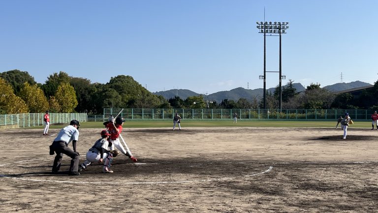 今年も、モミジヤ杯軟式野球大会の決勝を迎える